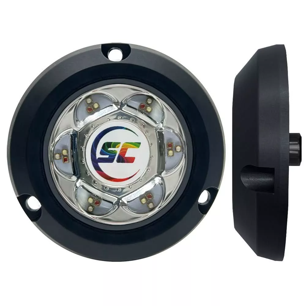 Shadow-Caster SC2 Series Polymer Composite Surface Mount Underwater Light – Full Color