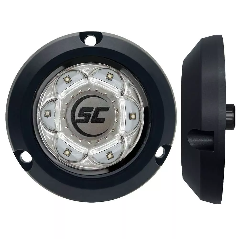 Shadow-Caster SC2 Series Polymer Composite Surface Mount Underwater Light – Great White