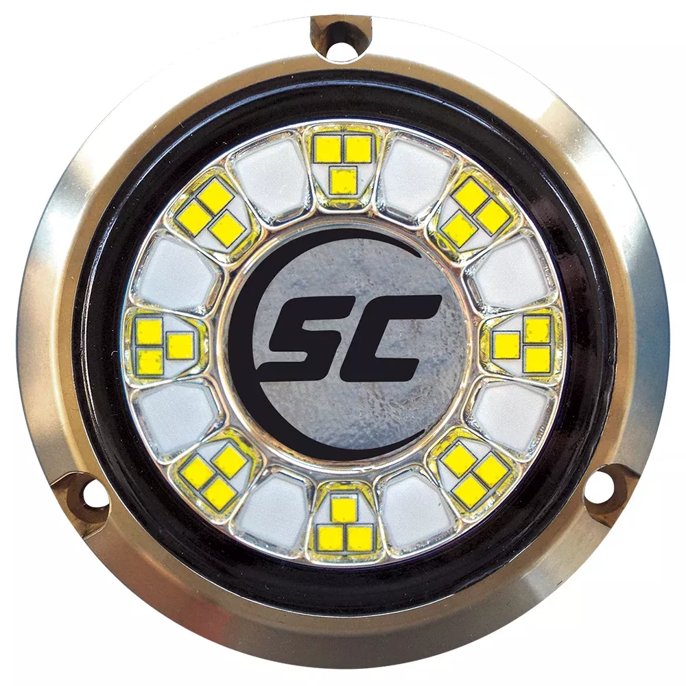 Shadow-Caster SCR-24 Bronze Underwater Light - 24 LEDs - Great White - SCR-24-GW-BZ-10