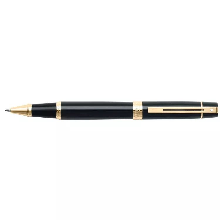 Sheaffer 300 Black w/ Gold Trim Rollerball Pen