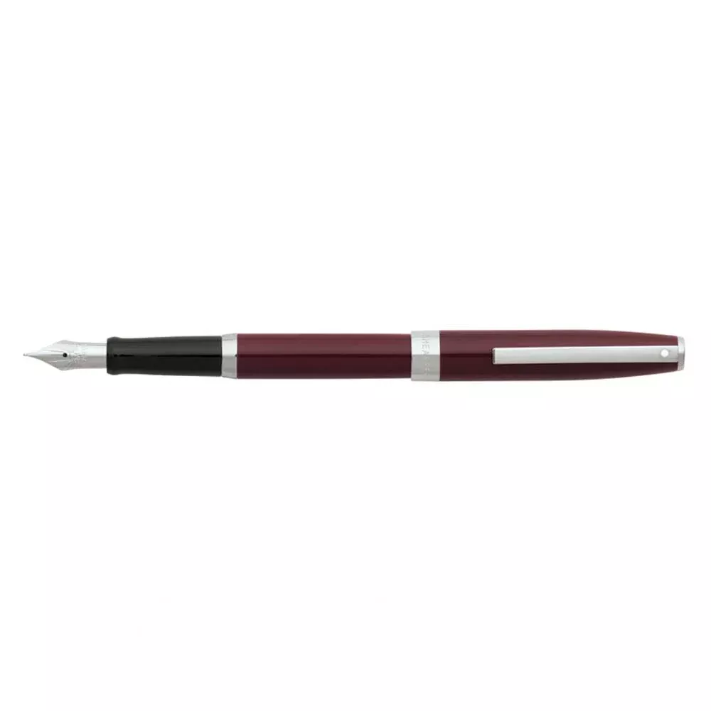 Sheaffer Sagaris Gloss Wine Fountain Pen Fine Nib