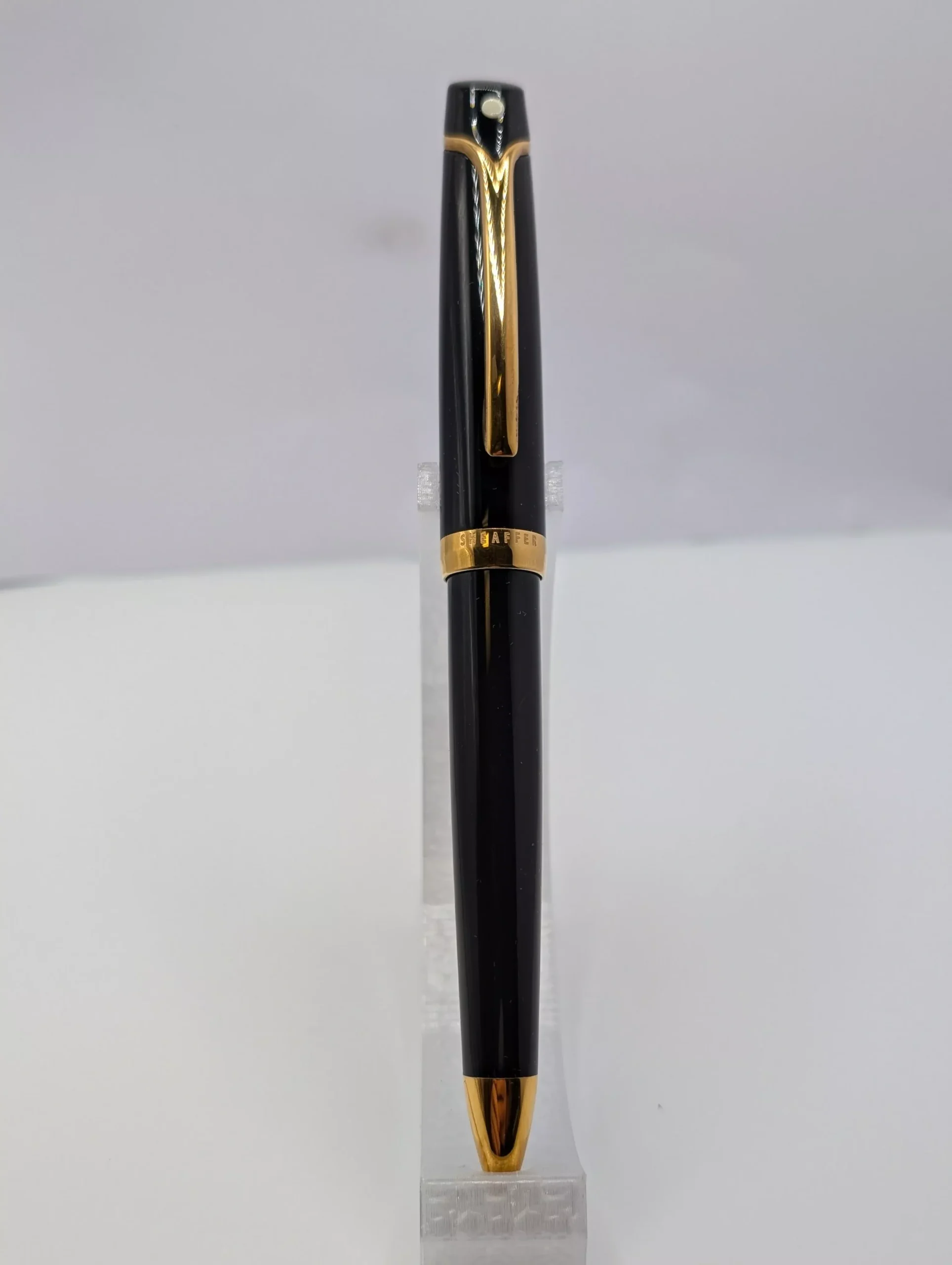 Sheaffer Valor Gloss Black w/ Gold Trim Ballpoint Pen