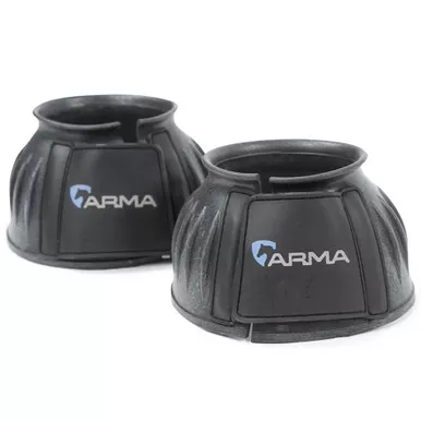 SHIRES ARMA Over Reach Cob Black Bell Boots (134VBLKCOB)