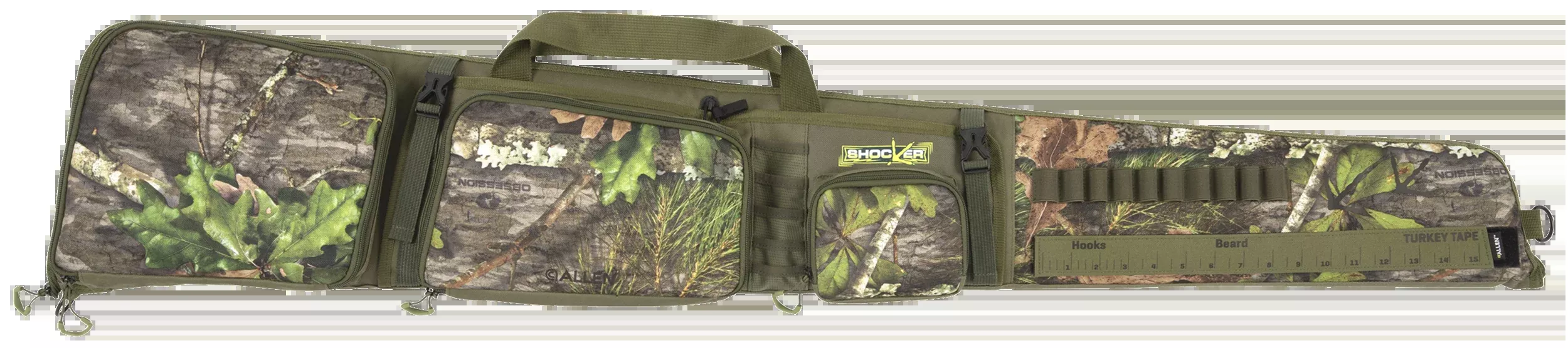 Shocker Gear Fit Pursuit Lockable Turkey Shotgun Case, Mossy Oak Obsession, 52-inch, 961-52