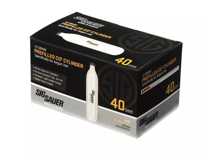 SIG Sauer 12 Gram CO2 Cartridges, 40ct