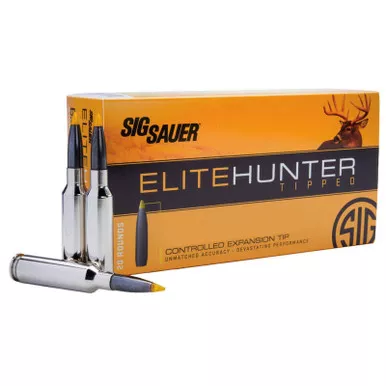 Sig Sauer Elite Hunter 308 165 GR TiPower Pointed Game King 20 Rounds, E308TH2-20