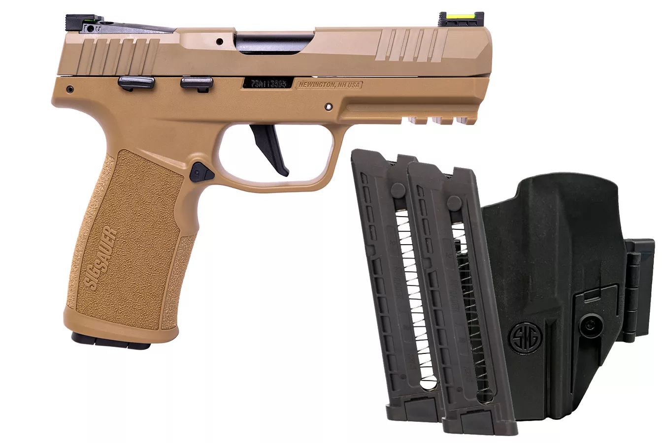 Sig Sauer P322 Coyote 22LR Optic Ready TacPac with Three 20-Round Magazines and Holster