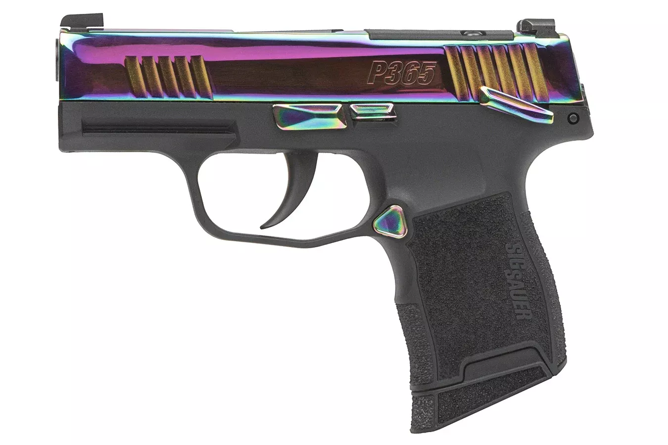 Sig Sauer P365 380 ACP Rainbow Micro-Compact Optic Ready Pistol with Manual Safety
