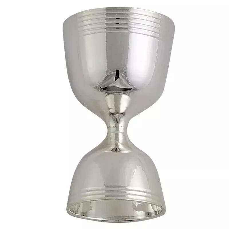 Silver Plated Double Measure