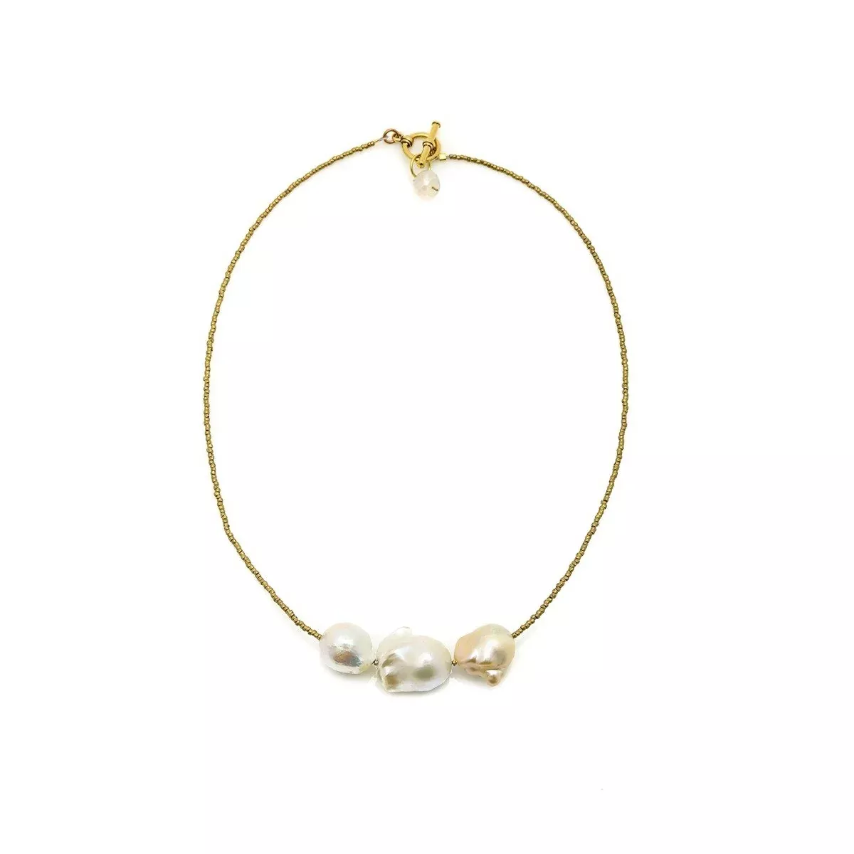 Simple Baroque Pearl Choker