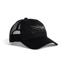 Sitka Gear Icon Lo Pro Trucker Hat - Black Charcoal