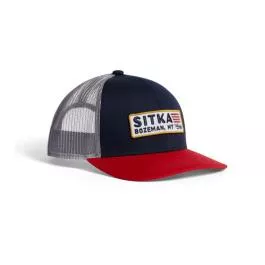 Sitka Patriot Mid Pro Trucker Hat - Eclipse