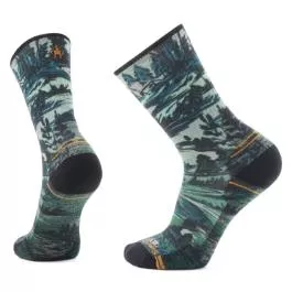 Smartwool Men's Hike Campground Print Crew Socks