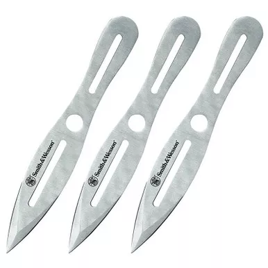 Smith & Wesson 10" Throwing Knives 2Cr13 Stainless Steel Pack of 3