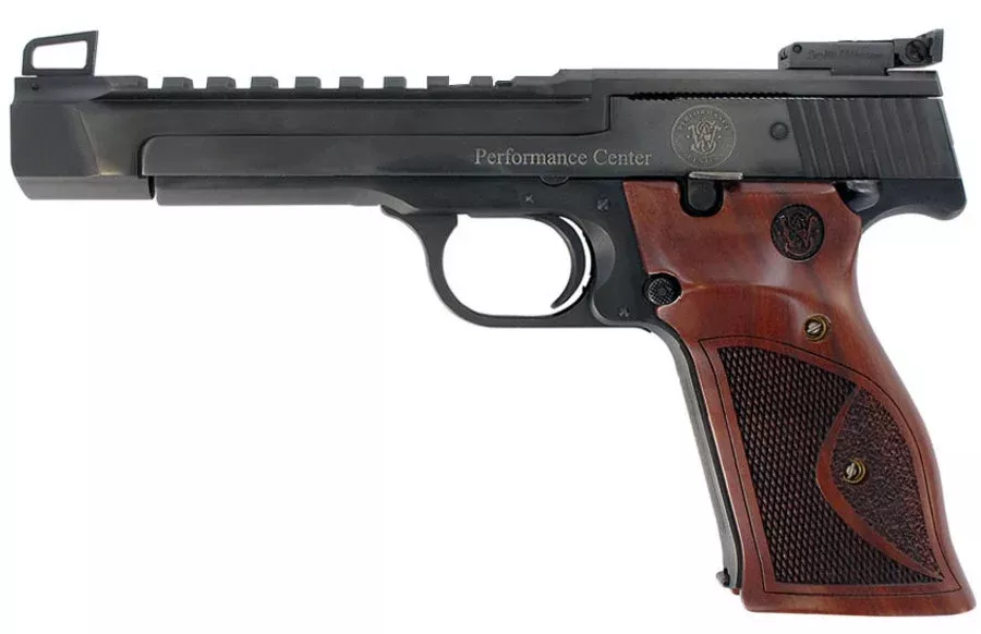 Smith & Wesson 41 22LR Performance Center Rimfire Pistol with Custom Target Grips