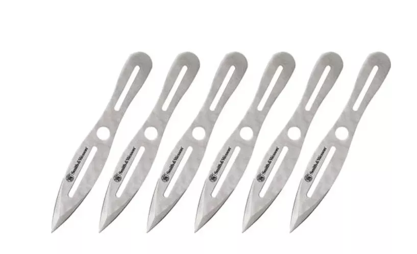 Smith & Wesson Bullseye 8″ Throwing Knives 6 Pk. #SWTK8CP