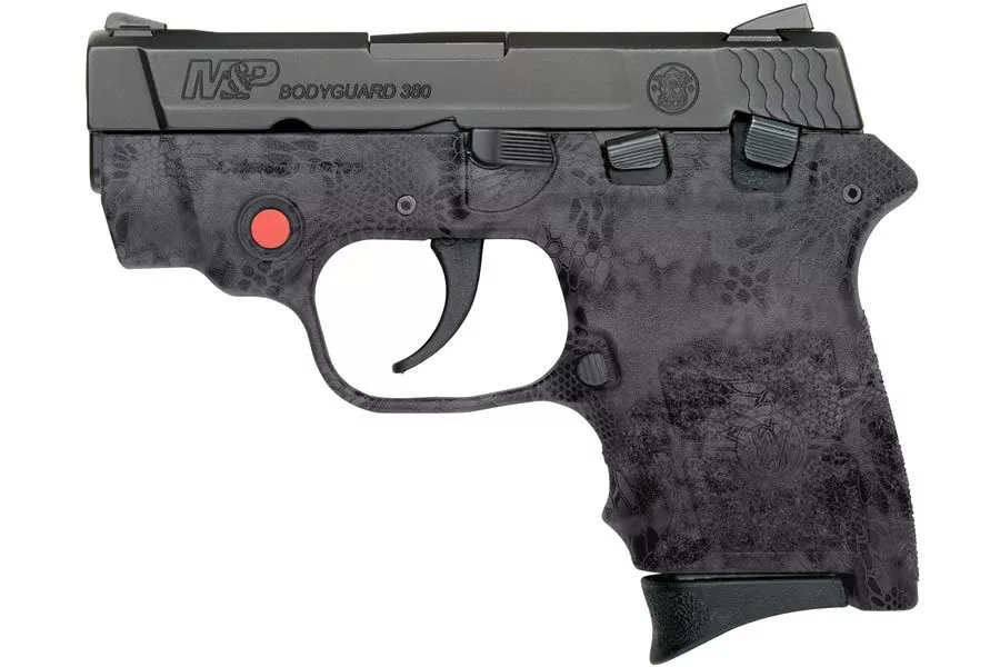 Smith & Wesson M&P Bodyguard 380 with Kryptek Typhon Finish and Crimson Trace Laser