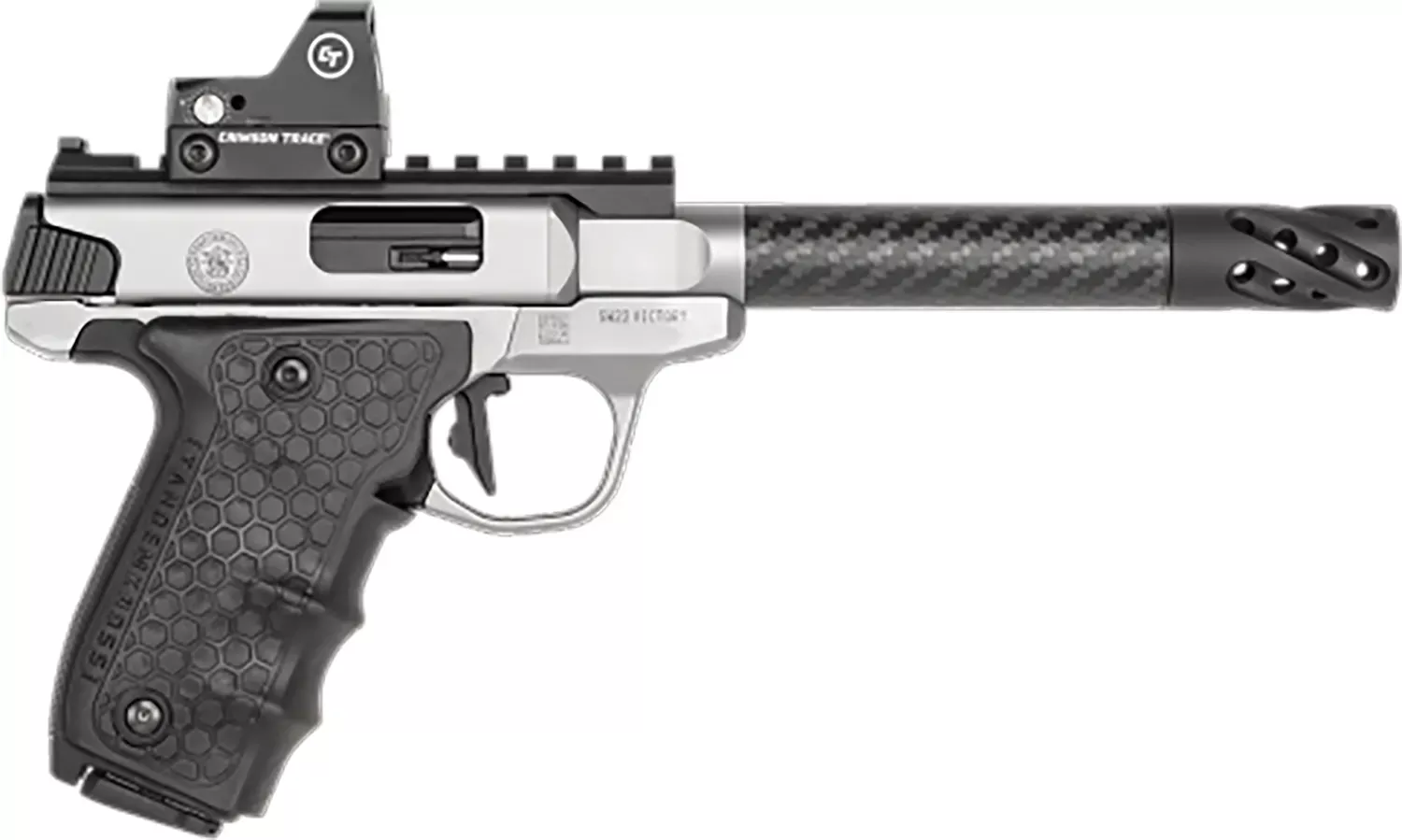 Smith & Wesson PC SW22 Victory Carbon Target Pistol Red Dot 22 LR Stainless 6"