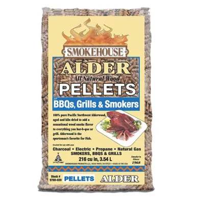 Smokehouse Products Alder BBQ Pellets