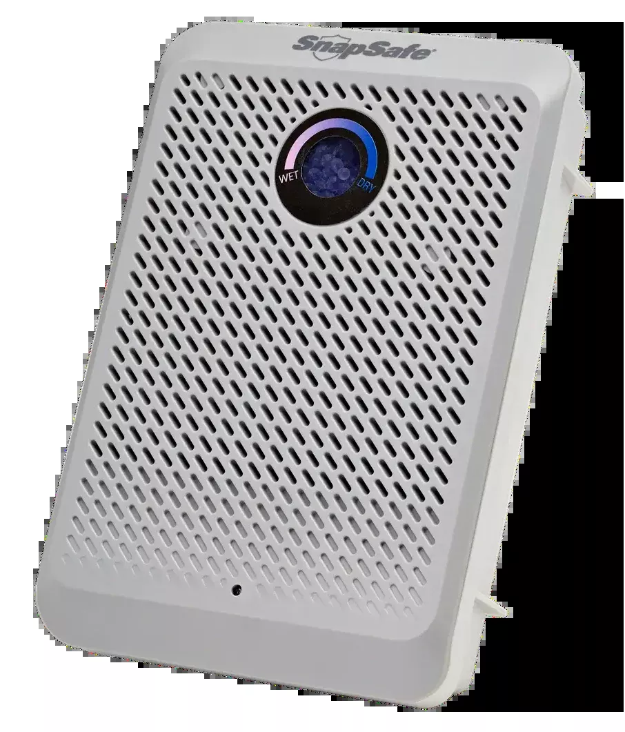 SnapSafe Rechargeable Gun Safe Dehumidifier, Medium 110V with Color‑Changing Crystals – 75900