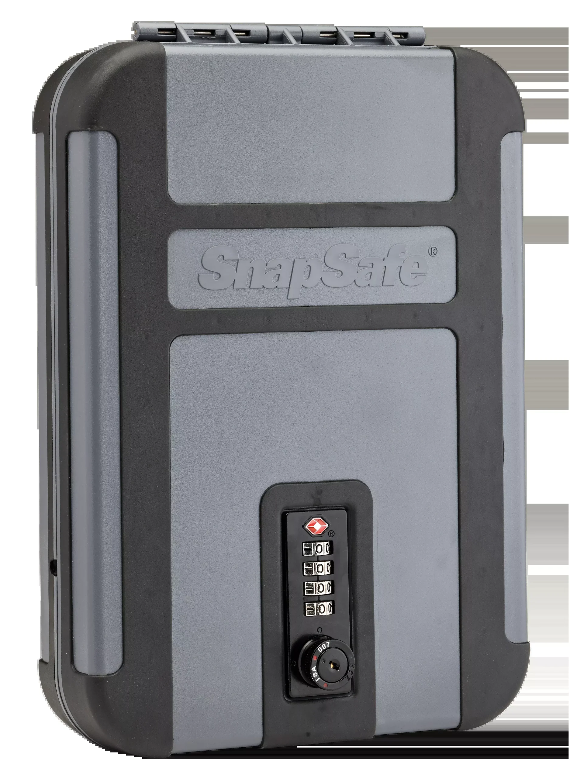 SnapSafe TrekLite XL Lock Box with TSA 4-Digit Combination, Gray Polycarbonate, 10 x 7 x 2, 75241