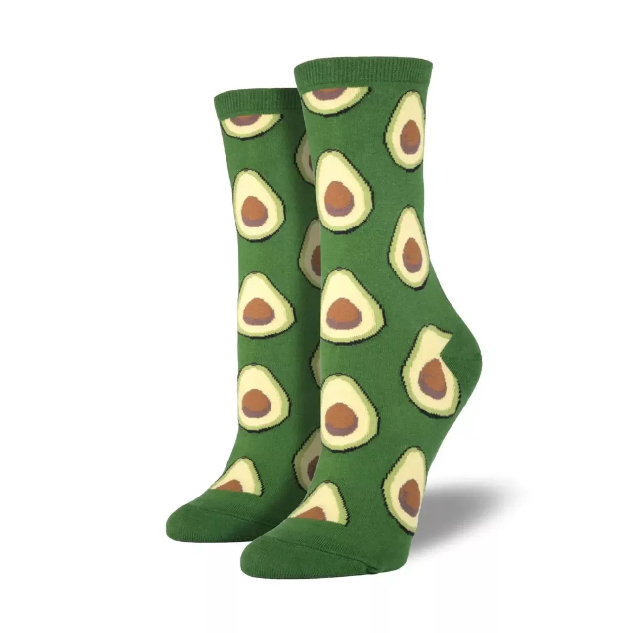 SockSmith Women's "Avocado" Parrot Green Socks