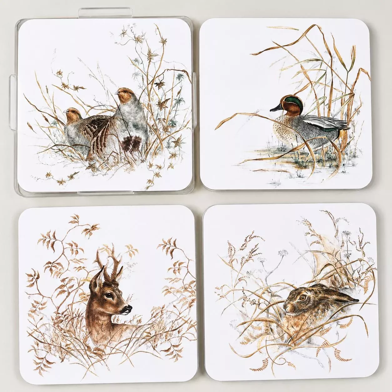 Sologne Acrylic Coasters (Set of 4)