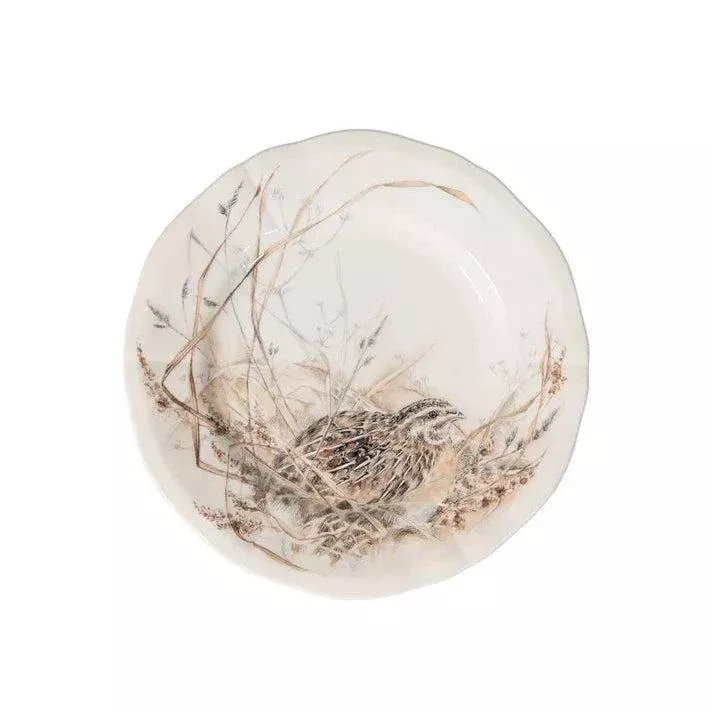 Sologne Game China Bread and Butter/Canape Plate