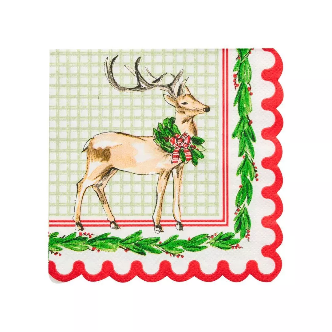 Sophistiplate Holly Berry Cocktail Napkins