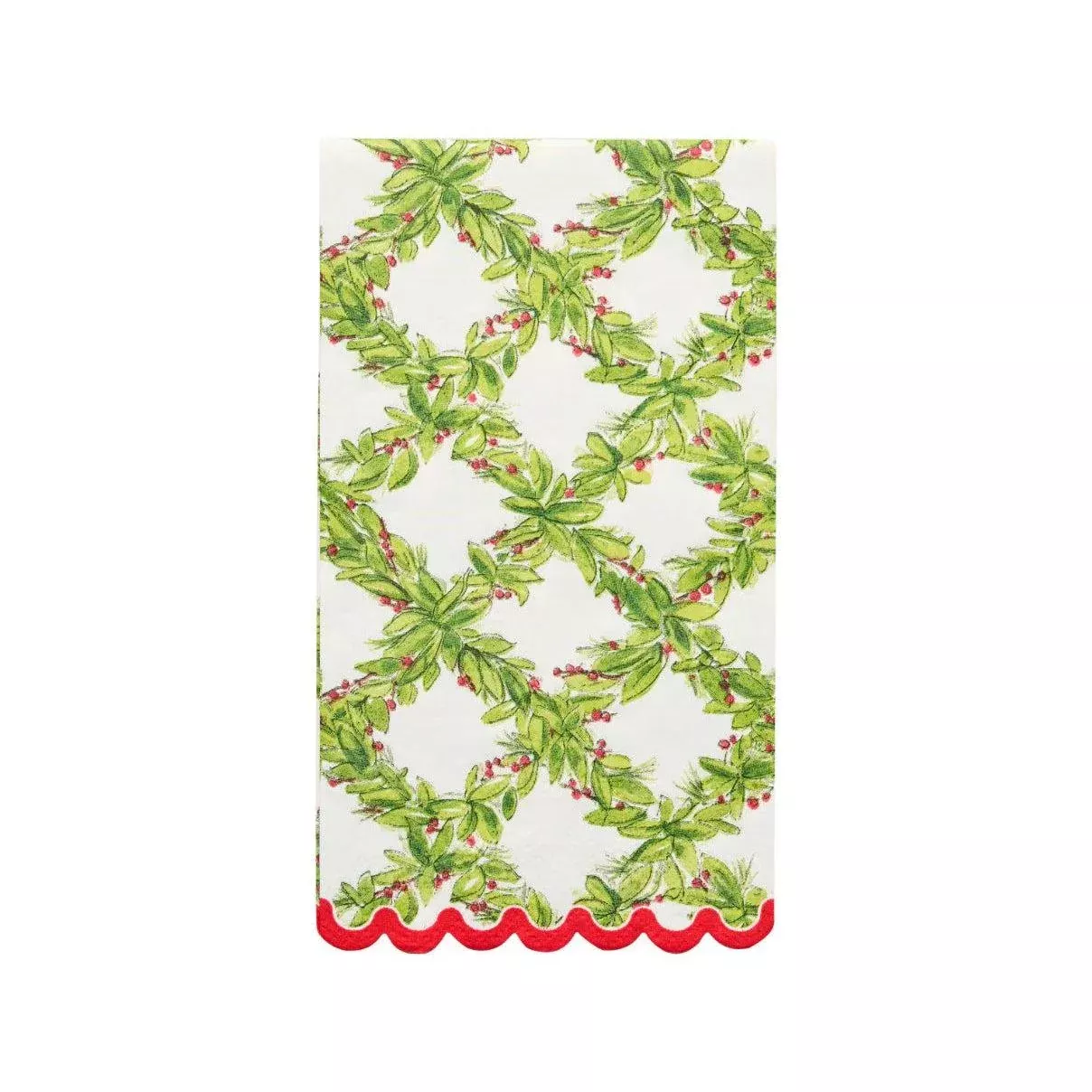 Sophistiplate Holly Berry Guest Towels