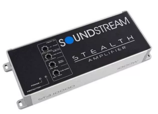 Soundstream 3-Channel Class D 1000W Max Stealth Series Micro-Amp• ST31000D