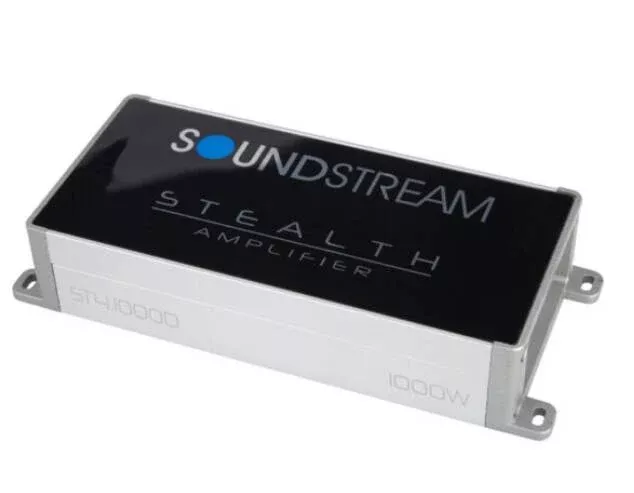 Soundstream 4-Channel Class D 1000W Max Stealth Series Micro-Amp• ST41000D