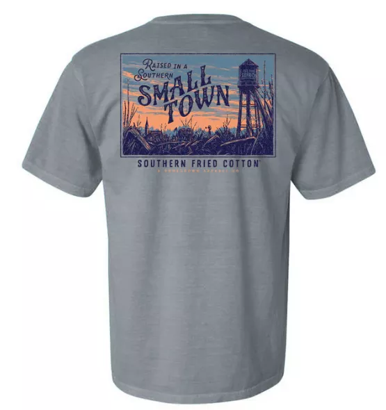 Southern Fried Cotton Raised in a Small Town SS T-Shirt