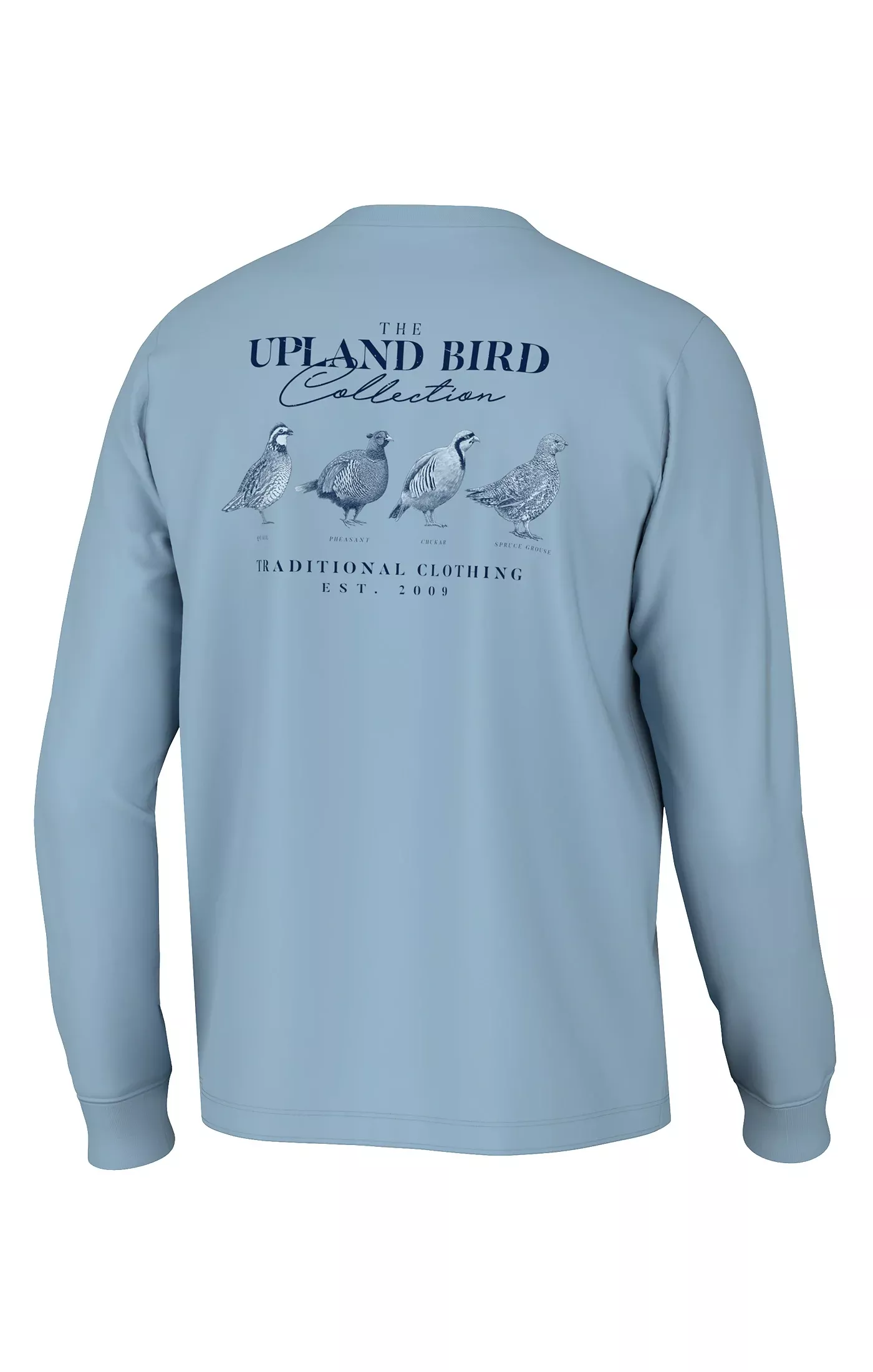 Southern Point Co. Upland Bird Collection Long Sleeve Tee Captain’s Blue