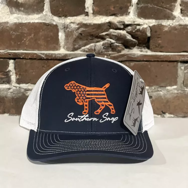Southern Snap Auburn USA Pointer – Navy/White