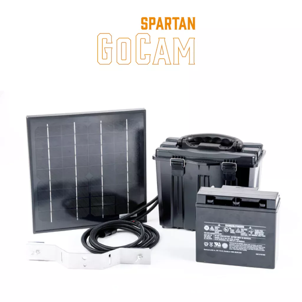 Spartan GoCam Kit – GoCam Battery Box Battery Solar Panel Kit