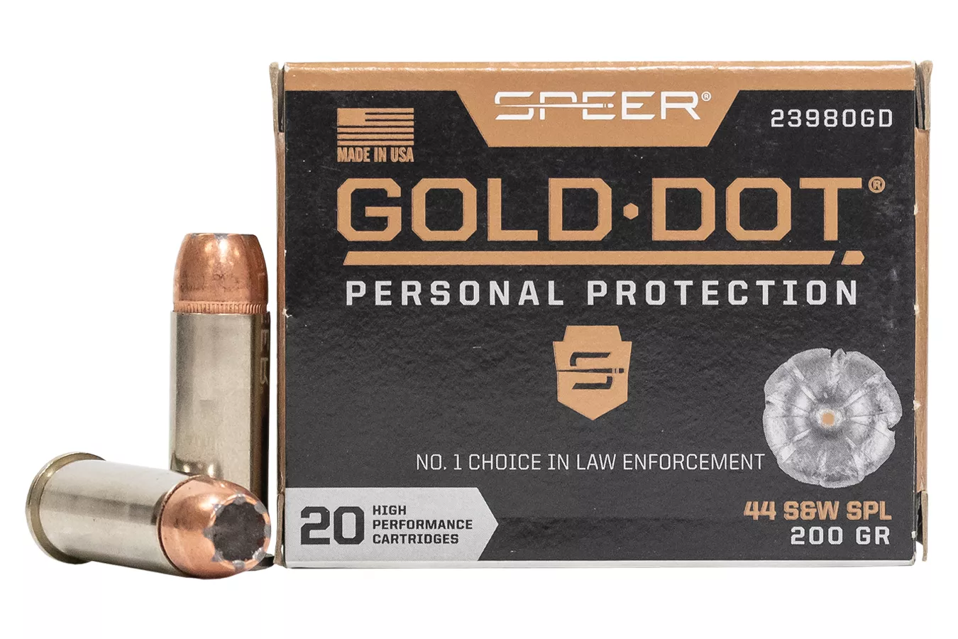 Speer 44 Special 200 gr Gold Dot HP 20/Box
