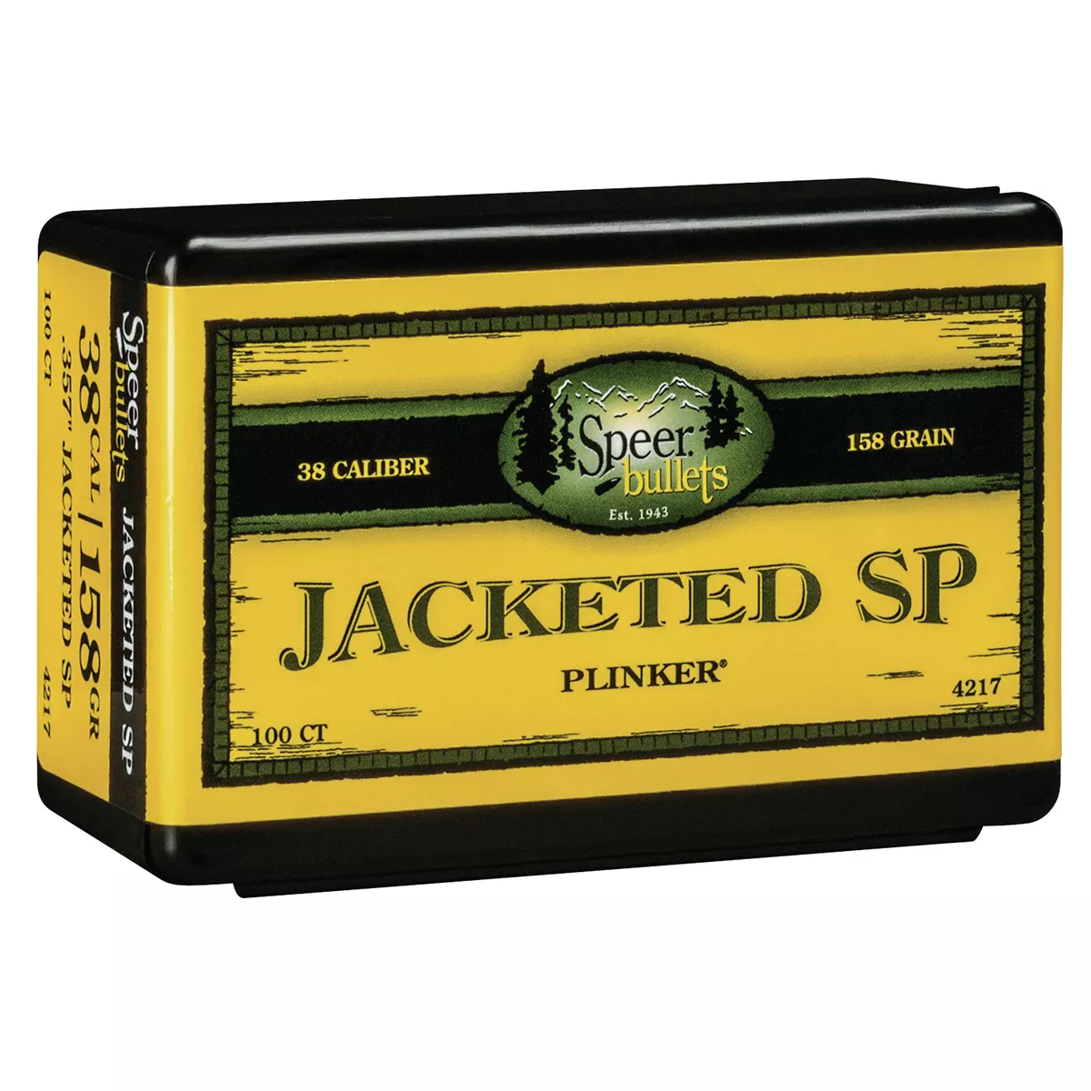 Speer Jacketed HP 357 Mag 158 Gr JSP100/Box