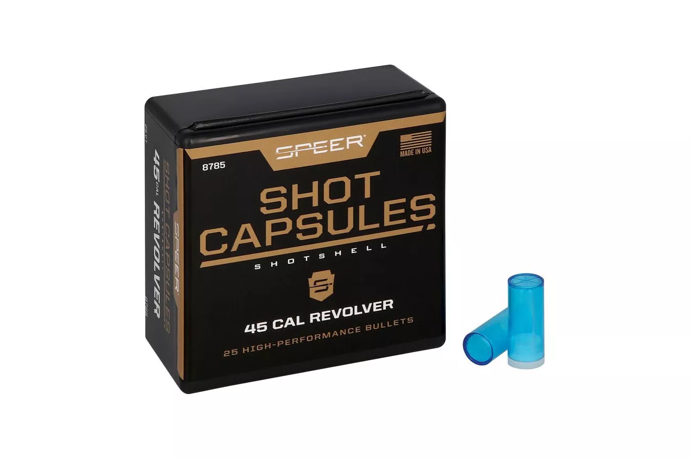 Speer Reloading 45 Colt Shot Capsules with Base Plugs