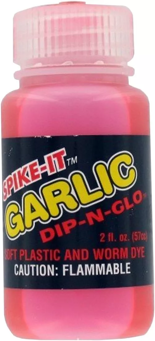Spike-It Hot Pink Garlic Dip-N-Glo Worm Dye #S8232