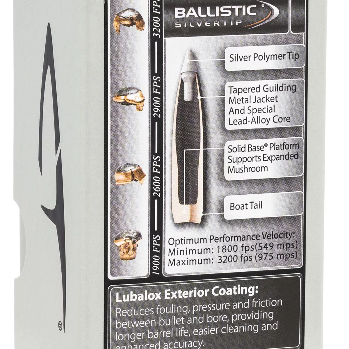 SpitzerNosler Ballistic Silvertip Bullet 6mm 95 Gr Spitzer 50/Box