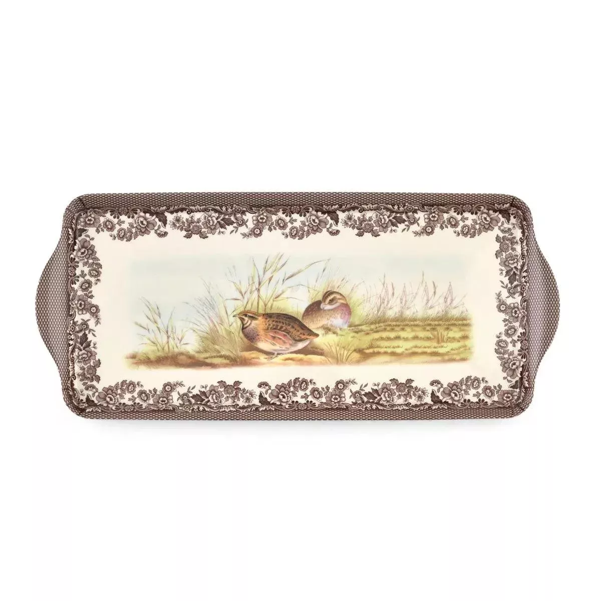Spode Woodland Quail Melamine Sandwich Tray