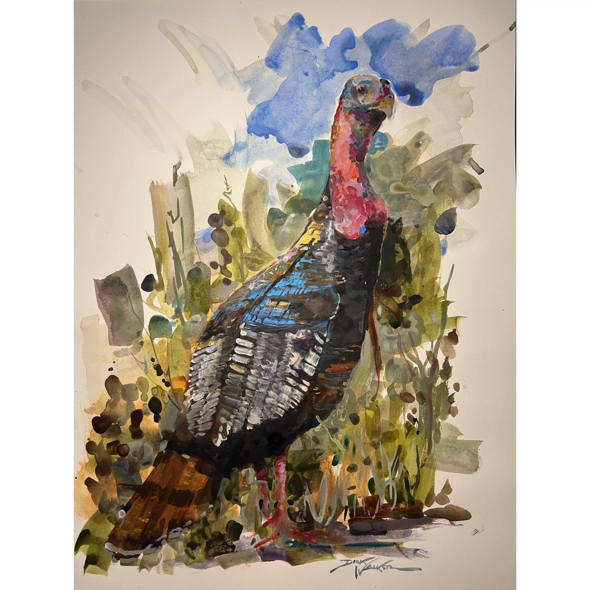 “Spring Gobbler” Painting by Dirk Walker