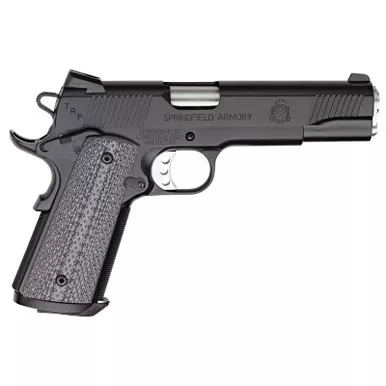 SPRINGFIELD 1911 TRP SERVICE 45 ACP BLACK ARMORY KOTE SLIDE/FRAME G10 GRIP 7rd MAG
