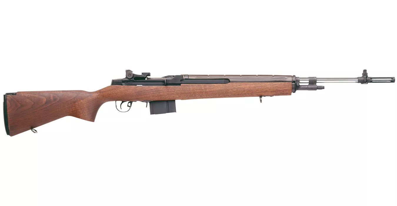 Springfield M1A Super Match 308 with Oversized Walnut Stock and Douglas Heavy Match Stainles