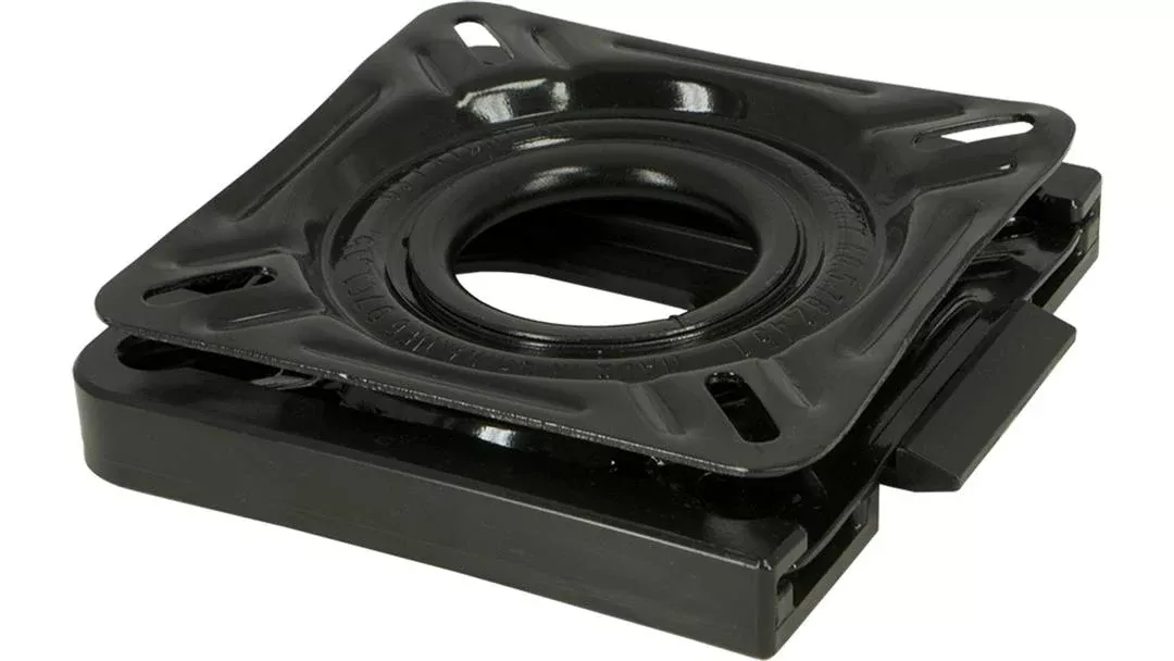 Springfield Marine 7″ x 7″ E-Coat Steel Removable Seat Bracket with Non-Locking 12-Way Swivel Combo• 1100115