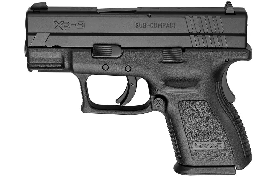 Springfield XD 9mm Sub-Compact Black Defenders Series Pistol (Blem)