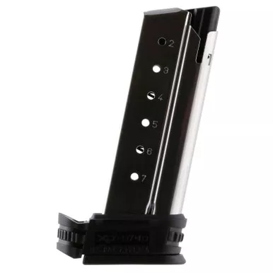 Springfield XDS4007 XD-S 40 S&W 7 rd Silver Finish Magazine