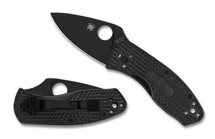 Spyderco Ambitious Black Liner Lock Folding Knife