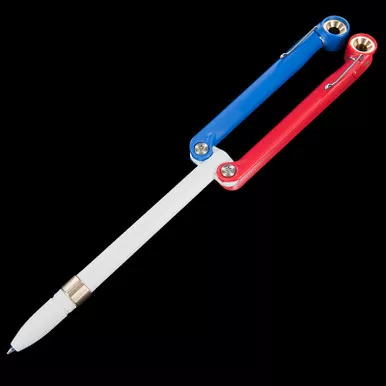 Spyderco Baliyo Red White Blue Pen